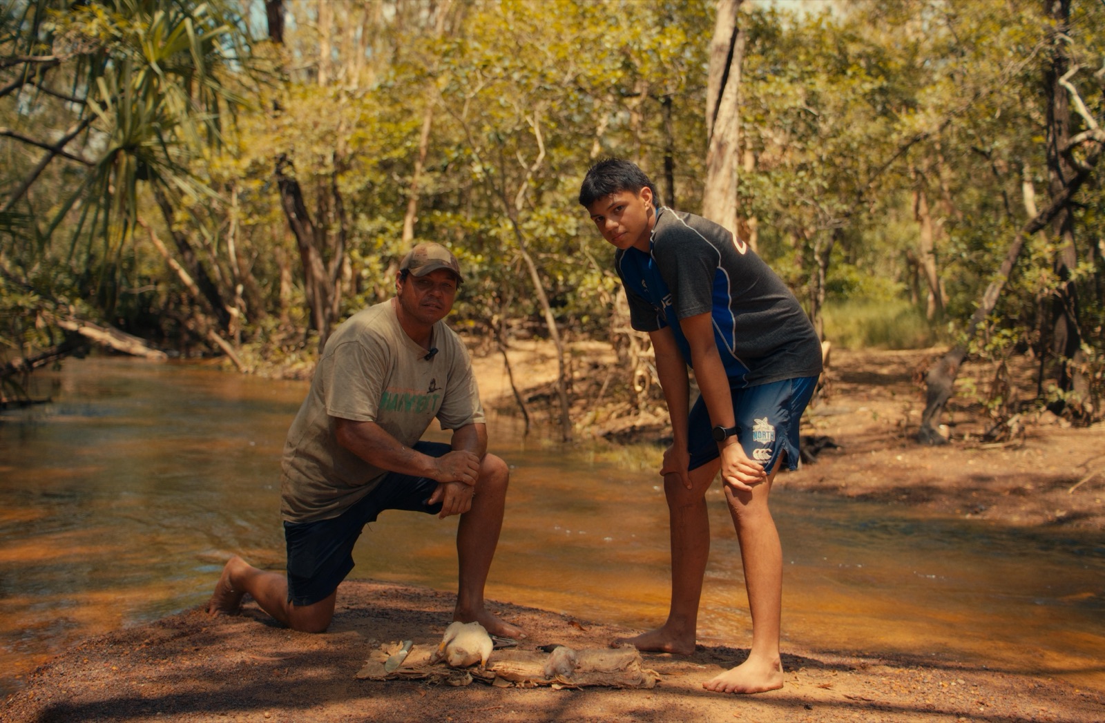 At the creek